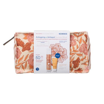 Korres Κόκκινο Σταφύλι Αντηλιακή Κρέμα Προσώπου με Χρώμα SPF50 50ml & Δώρο Black Pine Primus Κρέμα Ημέρας 20ml